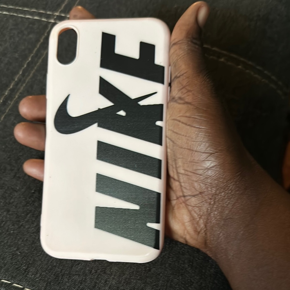 Nike Pink and Black iPhone Case Sleek Design